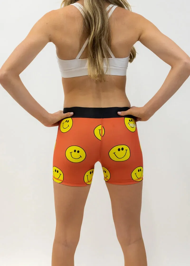 Women's Smiley 3" Compression Shorts