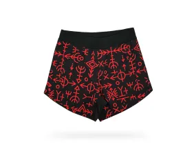 Women's V2 Athletic Shorts - Blood Nordic