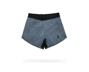 Women's V2 Athletic Shorts - Wolf Grey Topo